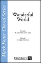 Wonderful World SSA choral sheet music cover